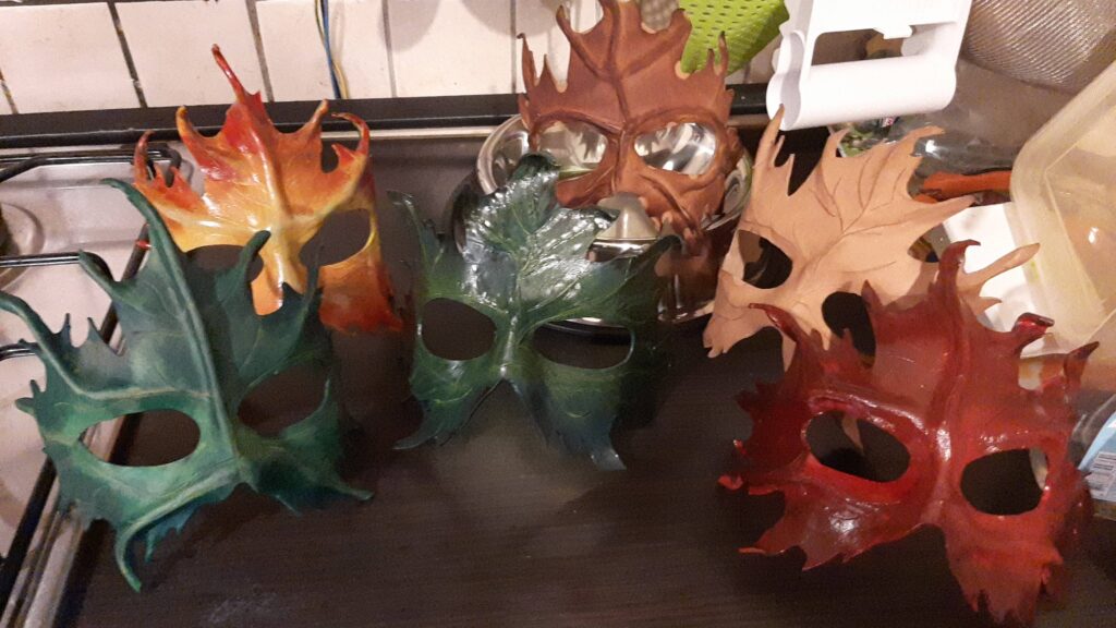 Maschere motivo "Natura"